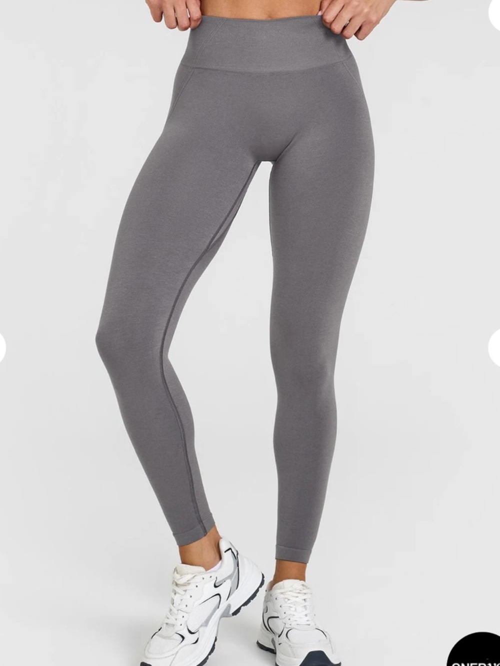 Oner Active High-Waist Grey Seamless Leggings